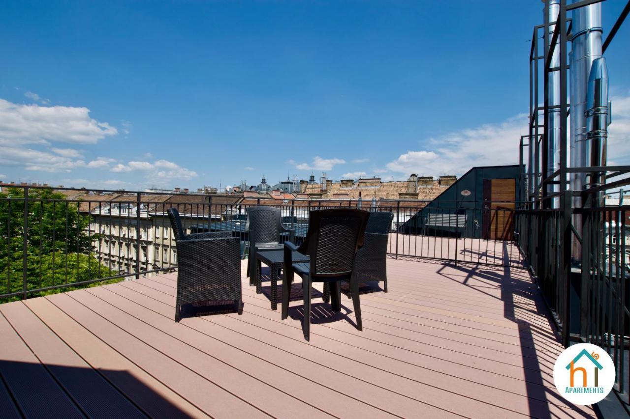 Premium Apartment By Hi5 - Penthouse Studio + Rooftop Budapeszt Zewnętrze zdjęcie