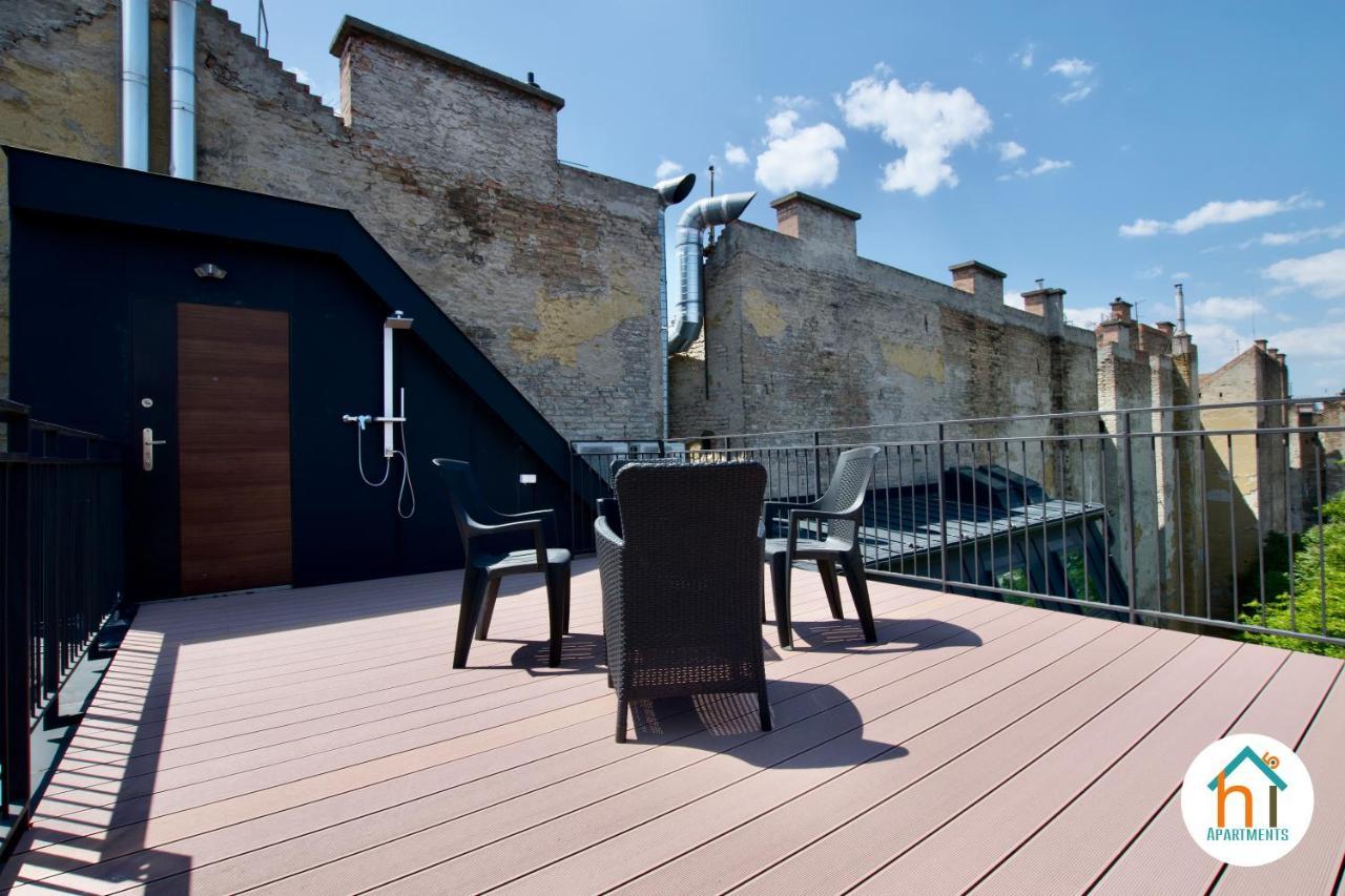Premium Apartment By Hi5 - Penthouse Studio + Rooftop Budapeszt Zewnętrze zdjęcie